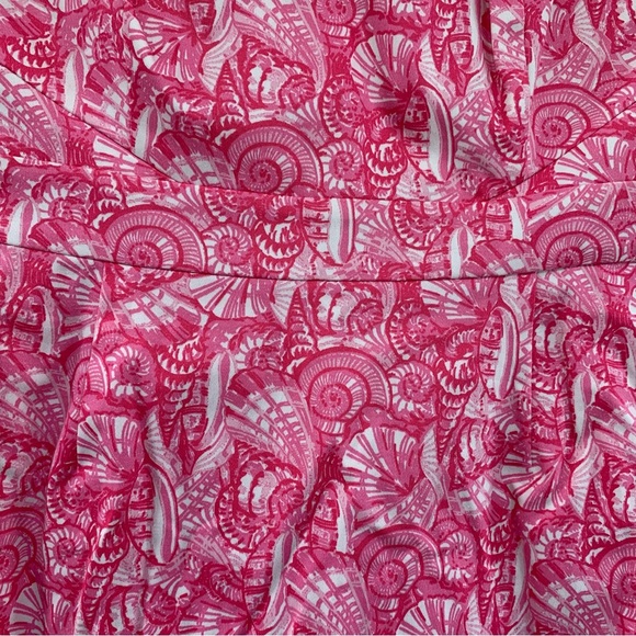 Vineyard Vines Pink Strapless Shells Allover Dress - Picture 4 of 10